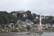 Das Unterfeuer mit Blick auf den Süllberg in Blankenese