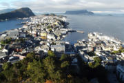 Blick vom Aksla auf Ålesund