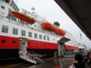 Gangway und Ladeluke der Nordnorge