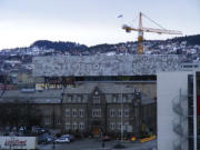 Blick auf das Rockheim in Trondheim