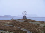 Markierung des Polarkreises