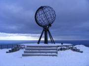 Der „Globus“ am Nordkap