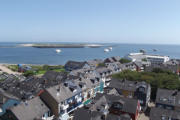 Blick vom Oberland auf die Düne