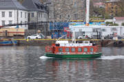 kleine Hafenfähre "Beffen" in Bergen