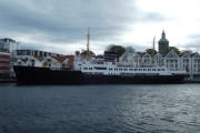 MS "Nordstjernen" von der gegenüberliegenden Hafenseite