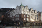 schöne Jugendstil Häuser in Bergen