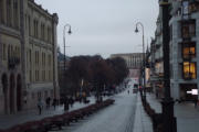 Karl Johans gate mit Blick zum königlichen Schloss