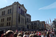 Parlaments Gebäude - Stortinget in Oslo