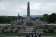 der große Monolith im Vigelandpark