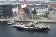 Museumshafen Kiel vor dem Schifffahrtsmuseum