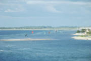 Kitesurfer vor Laboe