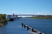 Nord-Ostsee Kanal in Kiel-Holtenau