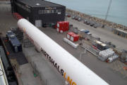 der große LNG-Gastank für die Fjordline Schiffe