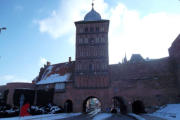 das spätgotische Burgtor in Lübeck