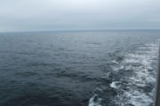die Ostsee zwischen Rostock und Gedser