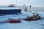 Lotsenboot und Schlepper in Kemi