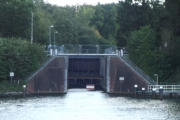 Schleuse Strohbrück zum Achterwehrer Schifffahrtskanal