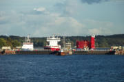 die großen Schleusen in Kiel-Holtenau