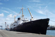 MS Nordstjernen im Hafen von Aarhus