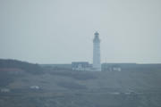 der Leuchtturm Hirtshals Fyret von See aus gesehen