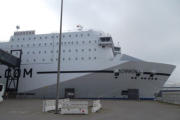 MS "Norröna" von Smyril Line in Hirtshals am Fjordline Terminal