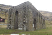 Ruine der Magnus-Kathedrale in Kirkjuböur