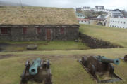 auf der kleinen Festung Skansin Yviri við Strond in Tórshavn