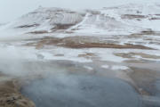 Geothermische Aktivitäten im Gebiet von Námaskarð