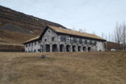 Haus des isländischen Schriftsteller Gunnar Gunnerson