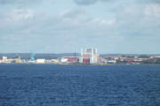 Blick auf die Marinewerft Karlskrona