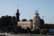 der Leuchtturm Neufahrwasser, mit seinem Zeitball