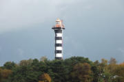 der Leuchtturm Klaipėda an der Einfahrt zum Kurischen Haff