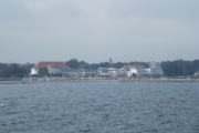Strand auf der Westuferseite von Travemünde