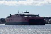 der Katamaran "Fjord FSTR." von Fjordline