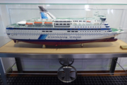 Model der Crown of Scandinavia auf der Crown Seaways