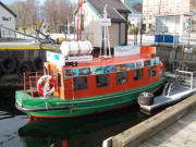 kleine Hafenfähre "Beffen" in Bergen